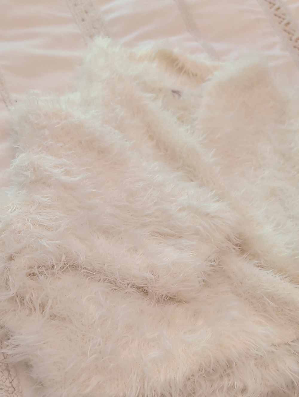 Cozy Faux-Fur Cardigan in Cream